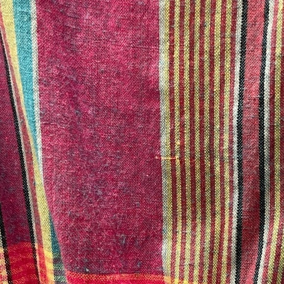 Vintage 1980’s Madras Plaid Cotton Romper Playsuit Pink, Blue, Green Size XS - Picture 10 of 16